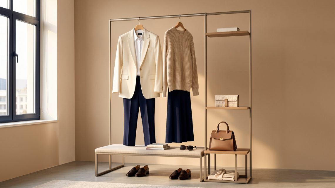 Garde-robe capsule bureau femme : 14 pièces pour trois jours au bureau